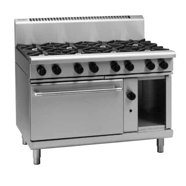 Waldorf 800 Series RNL8813G - 1200mm Gas Range Static Oven Low Back Version