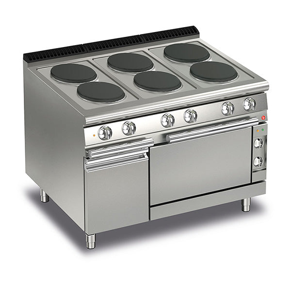 Q70PCF/E120 6 Burner Electric Cook Top With Electric Oven