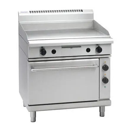 Waldorf 800 Series GP8910GEC - 900mm Gas Griddle Electric Convection Oven Range