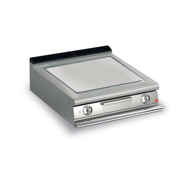 Q70SFT/E805 2 Burner Electric Fry Top With Smooth Chrome Plate And Thermostat Control