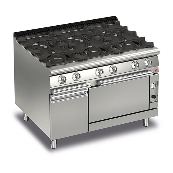 Q70PCF/G1205 6 Burner Gas Cook Top With Gas Oven