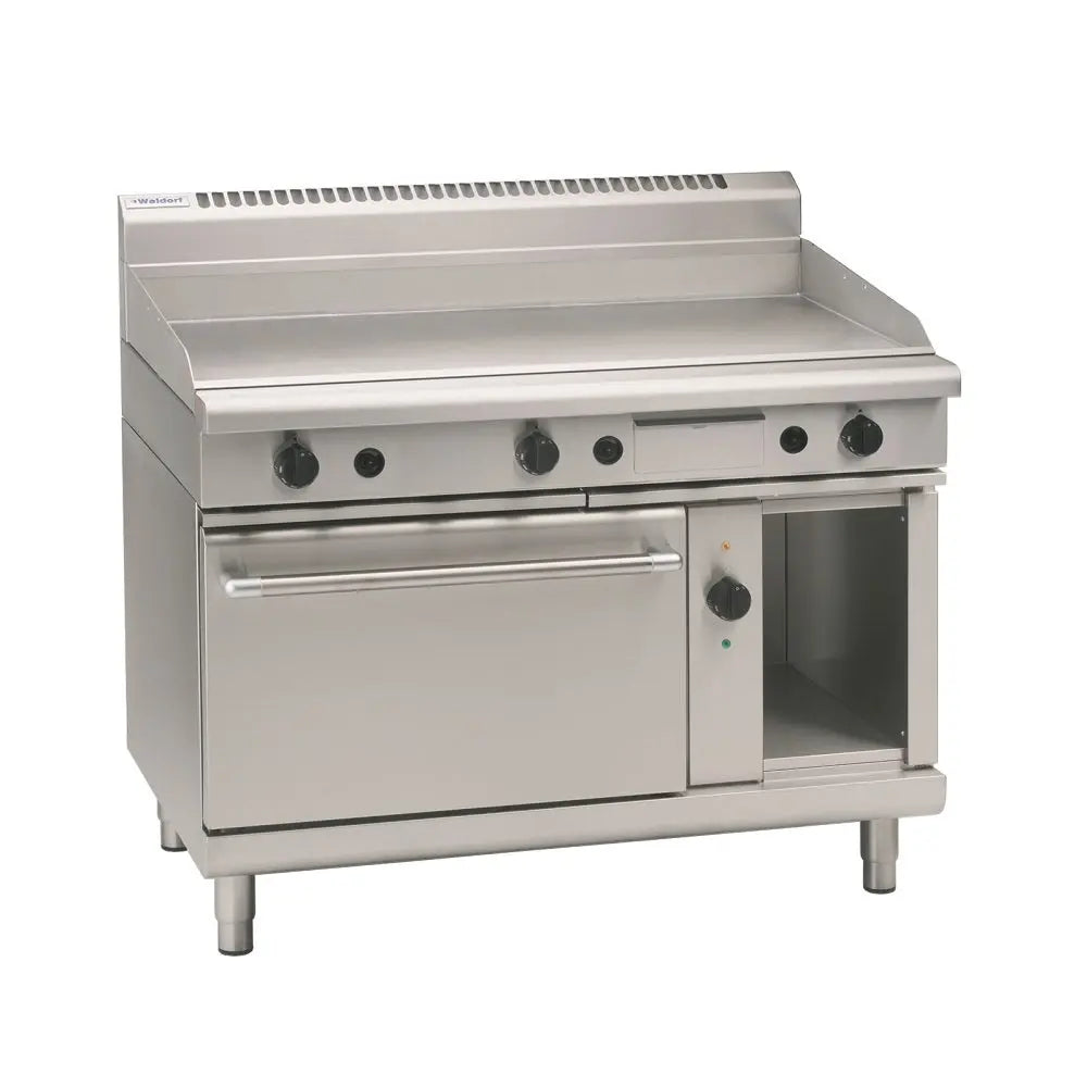 Waldorf 800 Series GP8121GE - 1200mm Gas Griddle Electric Static Oven Range
