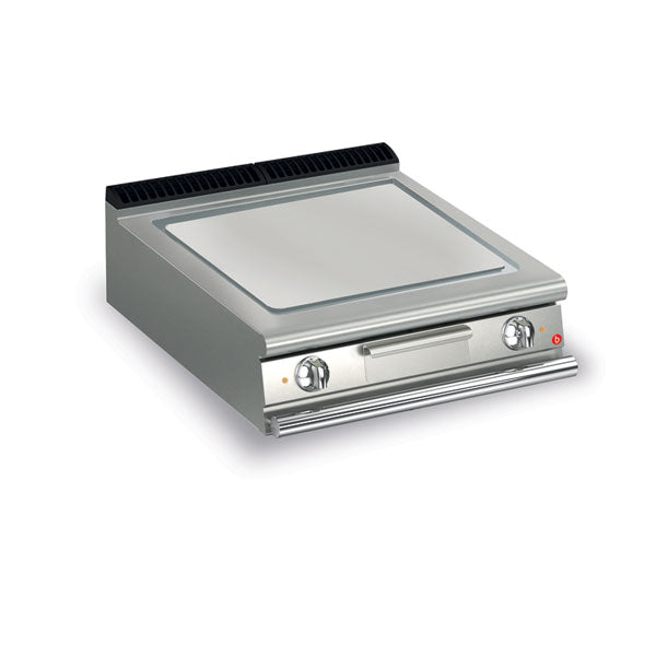 Q90SFT/E805 2 Burner Electric Fry Top With Smooth Chrome Plate And Thermostat Control