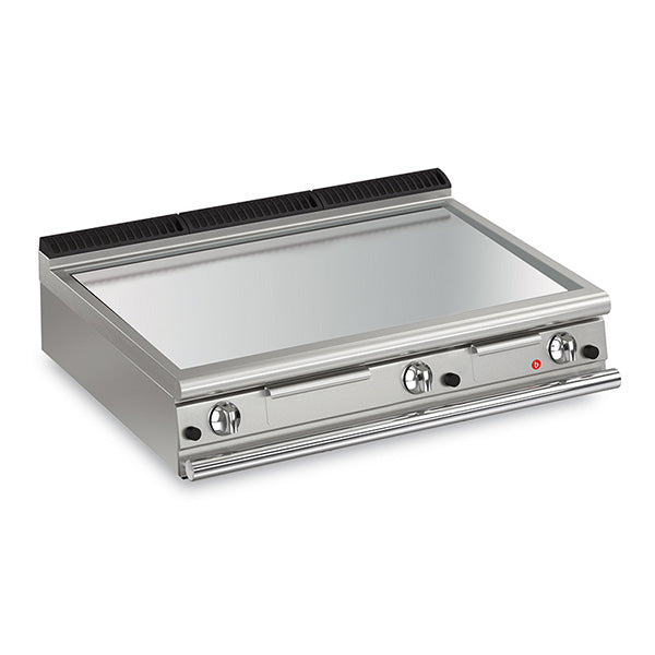 Q90FTT/G1205 3 Burner Gas Fry Top With Smooth Chrome Plate And Thermostat Control