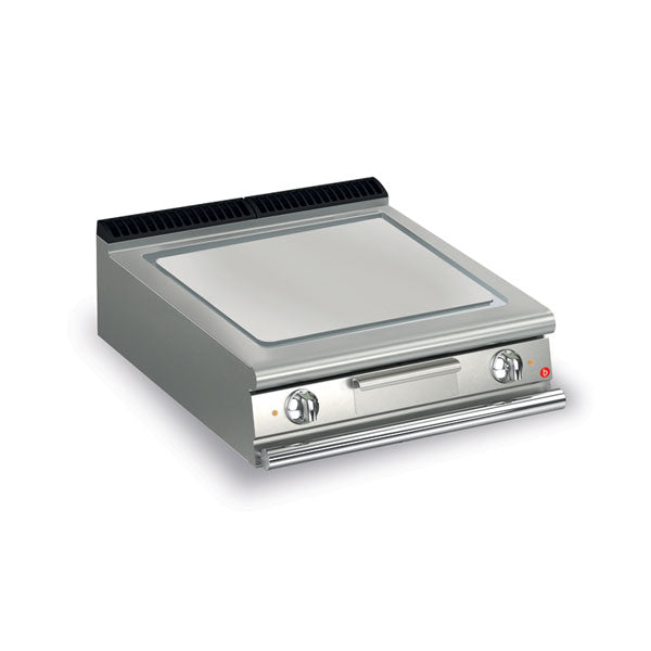 Q70SFT/E800 2 Burner Electric Fry Top With Smooth Mild Steel Plate And Thermostat Control