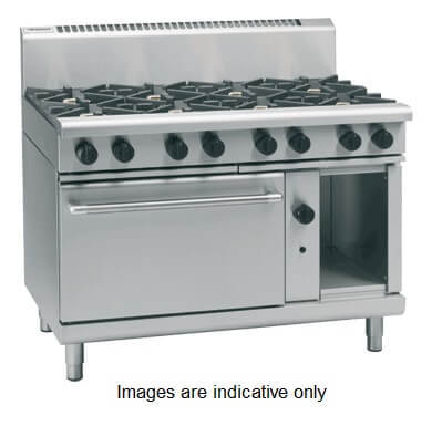 Waldorf 800 Series RN8816GC - 1200mm Gas Range Convection Oven