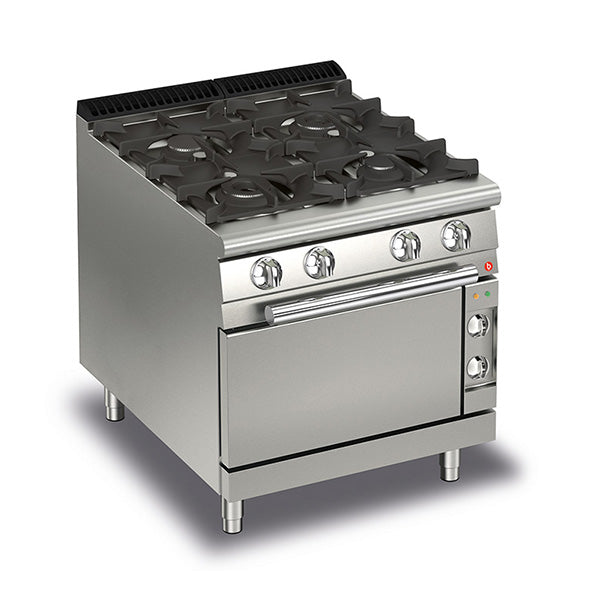 Q70PCF/GE8005 4 Burner Gas Cook Top With Electric Oven