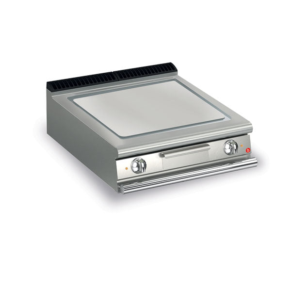 Q90SFT/E800 2 Burner Electric Fry Top With Smooth Mild Steel Plate And Thermostat Control