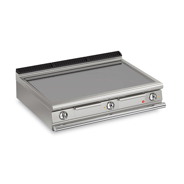 Q70FT/E1200 3 Burner Electric Fry Top With Smooth Mild Steel Plate And Thermostat Control