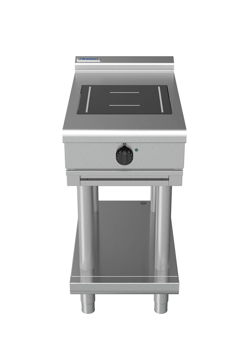 Waldorf 800 Series INL8100F-LS - 450mm Electric Induction Cooktop Low Back Version - Leg Stand