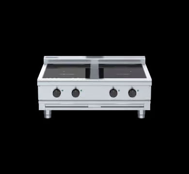 Waldorf 800 Series INL8400R3-B - 900mm Electric Induction Cooktop Low Back Version - Bench Model