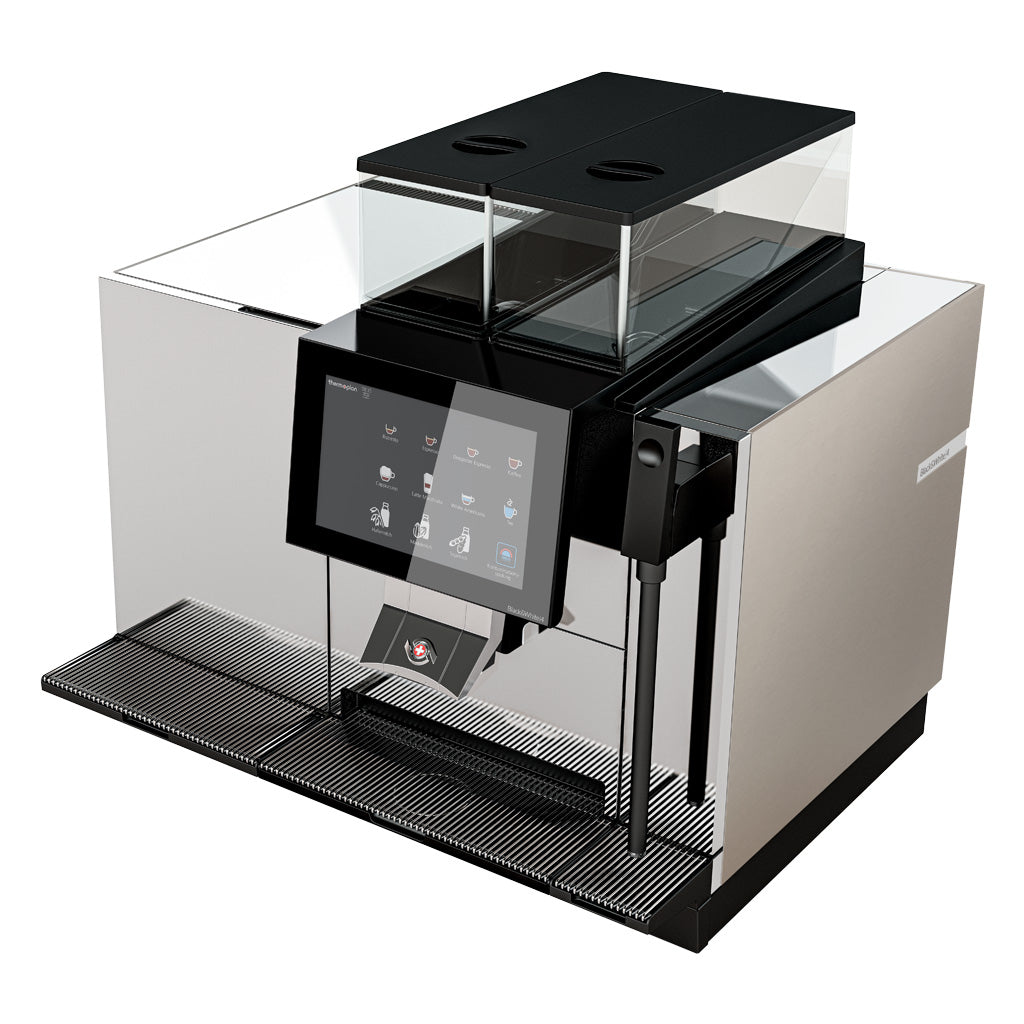 BW4CTM1RL Plus Black&White4 Automatic Coffee Machine With 1 Grinder, Steam Wand, Multi Milk And 9L Milk Fridge