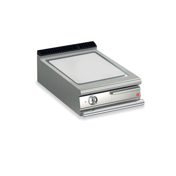 Q90SFT/E600 1 Burner Electric Fry Top With Smooth Mild Steel Plate And Thermostat Control