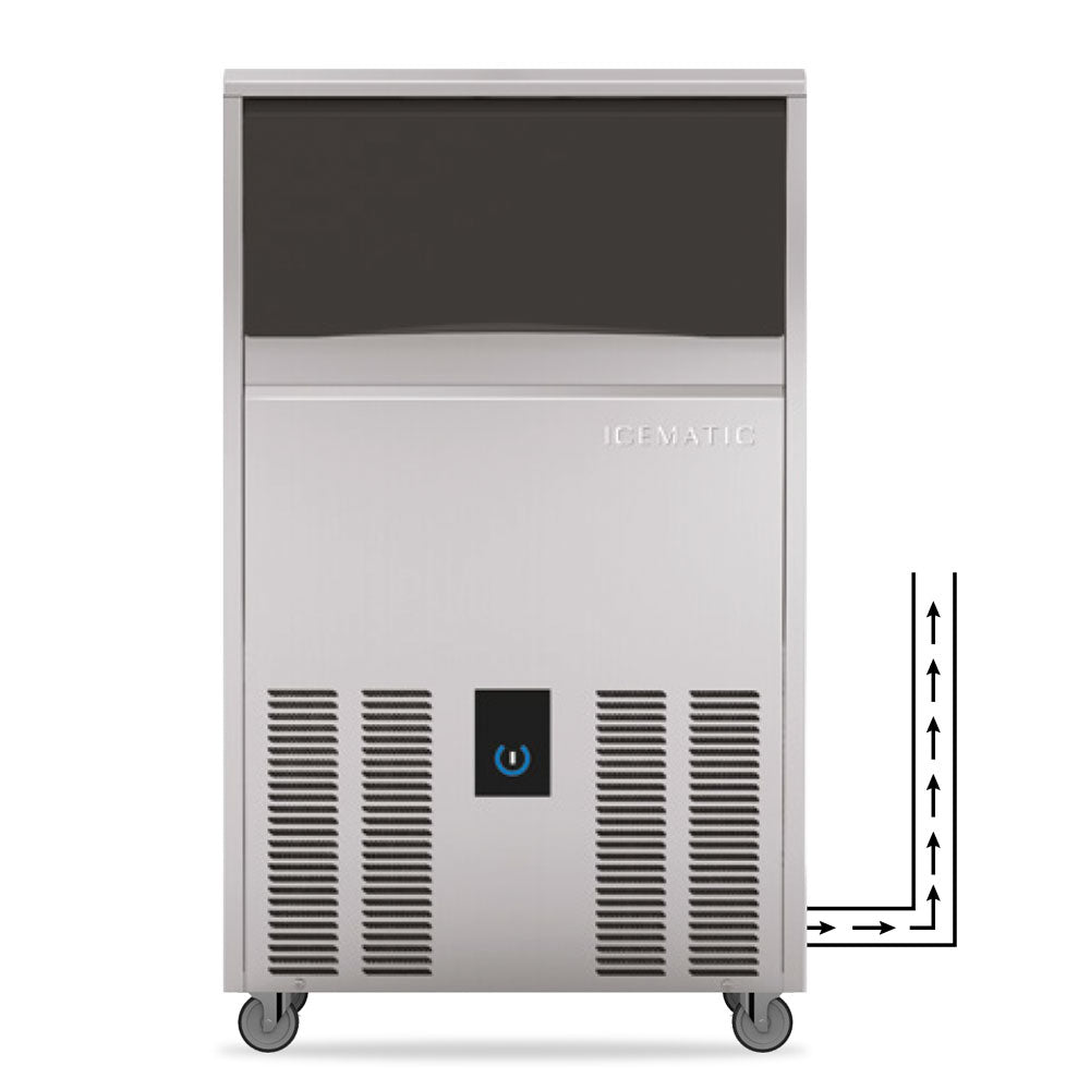 C54 F DP-A 54kg Under Counter Self Contained Ice Machine With In-built Water Drain Pump