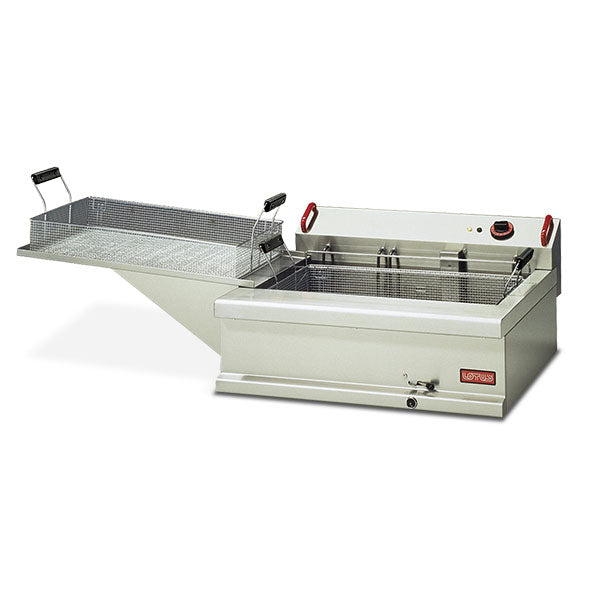 FPE 25 24L Large Pan Electric Pastry Fryer Bench Model