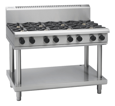 Waldorf 800 Series RNL8809G-LS - 1200mm Gas Cooktop Low Back Version – Leg Stand