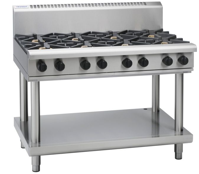 Waldorf 800 Series RNL8803G-LS - 1200mm Gas Cooktop Low Back Version – Leg Stand