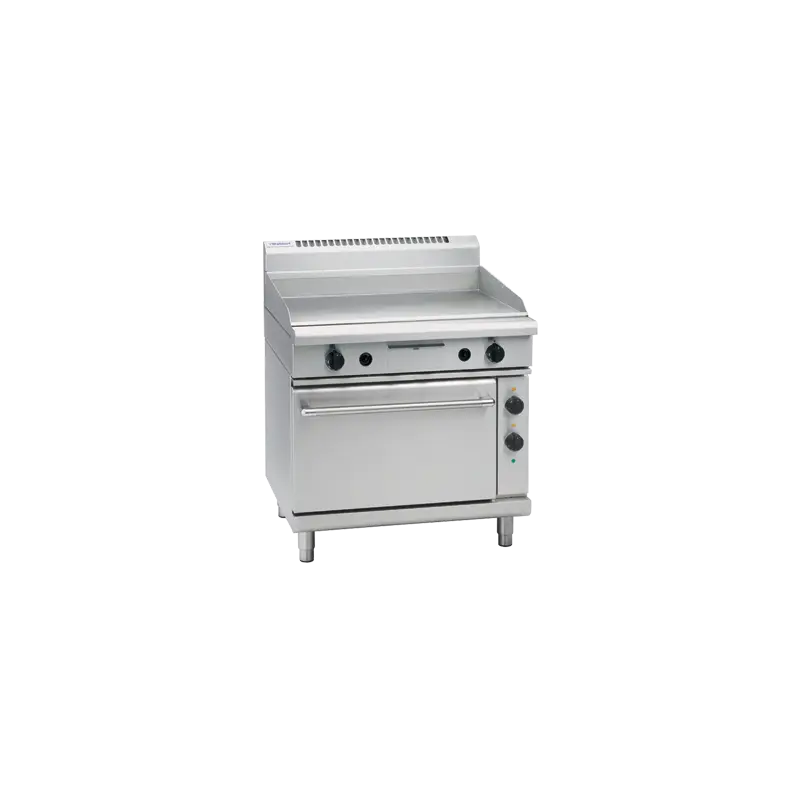 Waldorf 800 Series GPL8910GE - 900mm Gas Griddle Electric Static Oven Range Low Back Version