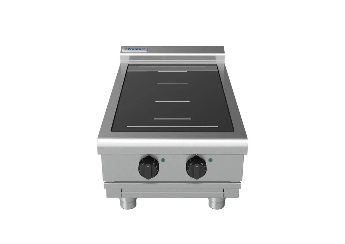 Waldorf 800 Series INL8200F-B - 450mm Electric Induction Cooktop Low Back Version - Bench Model