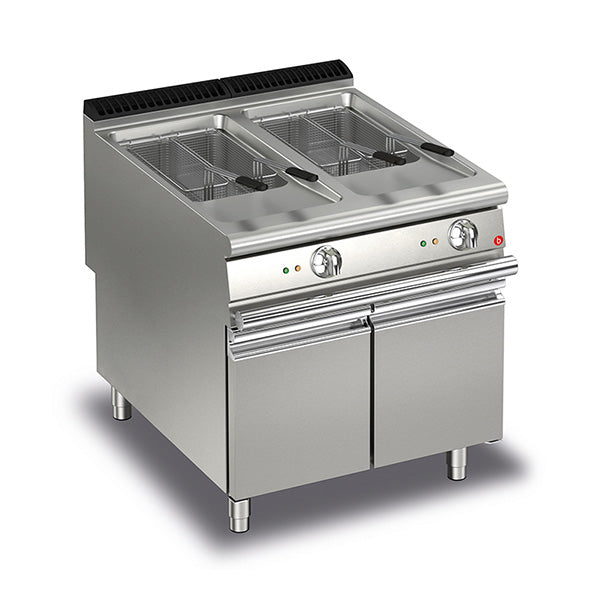 Q90FRI/G823 23+23L Double Basin Gas Deep Fryer