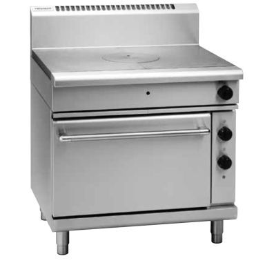 Waldorf 800 Series RNL8110GE - 900mm Gas Target Top Electric Static Oven Range