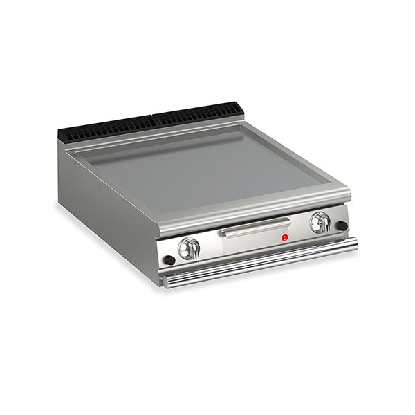 Q70FT/G800 2 Burner Gas Fry Top With Smooth Mild Steel Plate