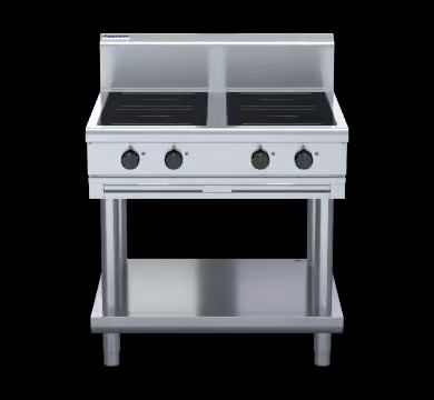 Waldorf 800 Series IN8400R5-LS - 900mm Electric Induction Cooktop Low Back Version - Leg Stand