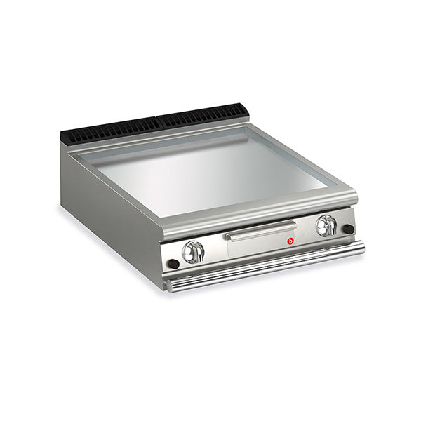 Q70FTT/G805 2 Burner Gas Fry Top With Smooth Chrome Plate And Thermostat Control