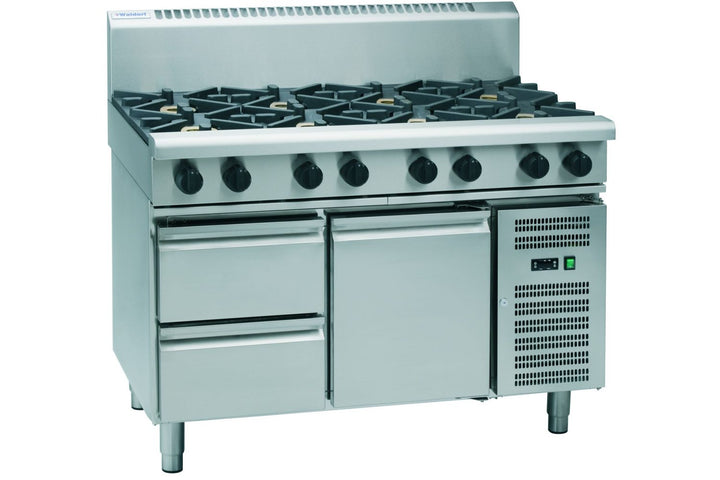 Waldorf 800 Series RNL8800G-RB - 1200mm Gas Cooktop Low Back Version – Refrigerated Base