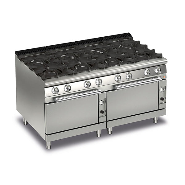 Q70PCF/G1605 8 Burner Gas Cook Top With 2 Gas Ovens