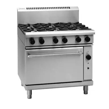 Waldorf 800 Series RNL8619GC - 900mm Gas Range Convection Oven Low Back Version