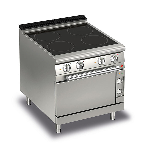 Q70PCF/VCE800 4 Burner Electric Cook Top With Ceramic Glass And Electric Oven