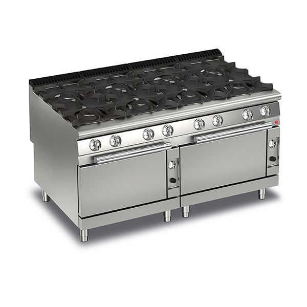 Q90PCF/G1605 8 Burner Gas Cook Top With 2 Gas Ovens