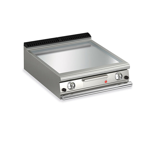 Q90FTT/G805 2 Burner Gas Fry Top With Smooth Chrome Plate And Thermostat Control