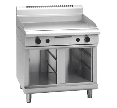 Waldorf 800 Series GPL8900G-CB - 900mm Gas Griddle Low Back Version – Cabinet Base