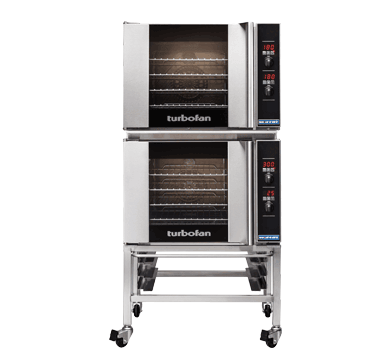 Turbofan E31D4/2 - Full Size Tray Digital Electric Convection Ovens Double Stacked