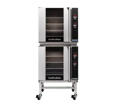 Turbofan E32D4/2 - Full Size Tray Digital Electric Convection Ovens Double Stacked
