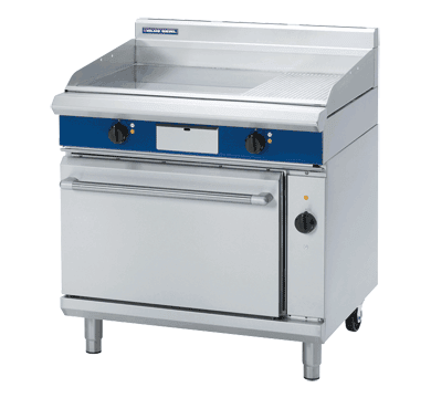 Blue Seal Evolution Series EP56 - 900mm Electric Griddle Convection Oven Range