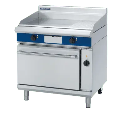 Blue Seal Evolution Series EP56 - 900mm Electric Griddle Convection Oven Range