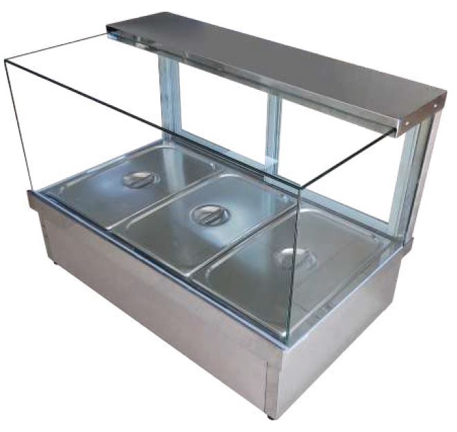 WET HOT FOOD DISPLAY 730 MM CRB-4