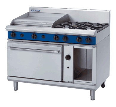 Blue Seal Evolution Series G508B - 1200mm Gas Range Static Oven