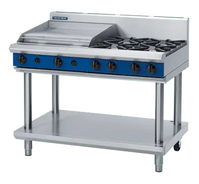 Blue Seal Evolution Series G518B-LS - 1200mm Gas Cooktop – Leg Stand