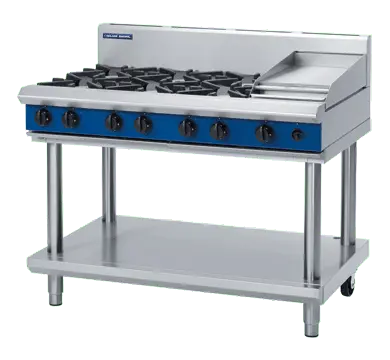 Blue Seal Evolution Series G518C-LS - 1200mm Gas Cooktop – Leg Stand