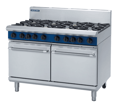 Blue Seal Evolution Series G528D - 1200mm Gas Range Double Static Oven