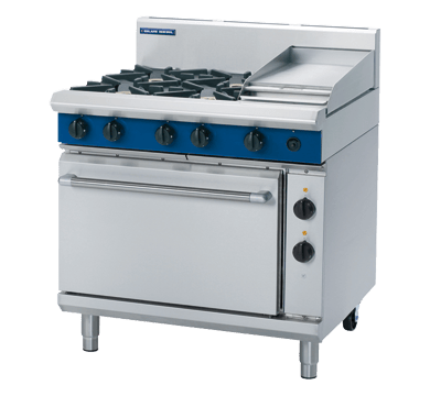 Blue Seal Evolution Series GE506C - 900mm Gas Range Electric Static Oven