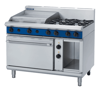 Blue Seal Evolution Series GE508B - 1200mm Gas Range Electric Static Oven