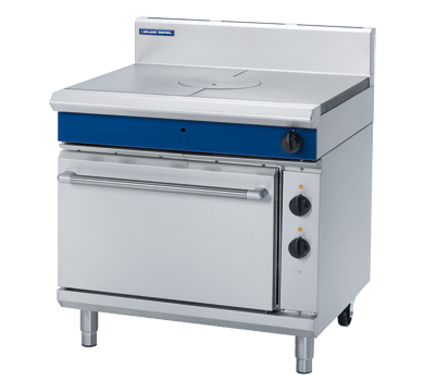 Blue Seal Evolution Series GE570 - 900mm Gas Target Top Electric Static Oven Range