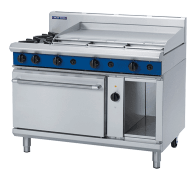 Blue Seal Evolution Series GE58A - 1200mm Gas Range Electric Convection Oven