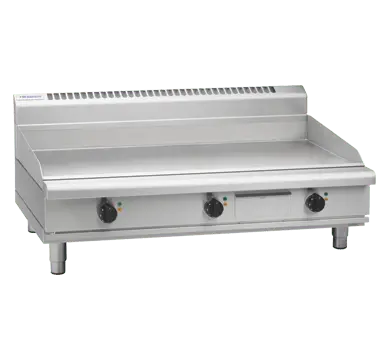 Waldorf 800 Series GPL8120E-B - 1200mm Electric Griddle Low Back Version - Bench Model