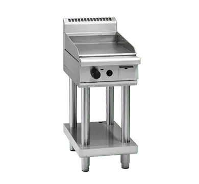 Waldorf 800 Series GP8450G-CB - 450mm Gas Griddle Low Back Version - Cabinet Base